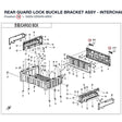 REAR GUARD LOCK BUCKLE BRACKET ASSY product image