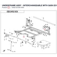 UNDERFRAME ASSY - INTERCHANGEABLE WITH 5ASV-221000-5000 product image