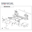 TURNING SHAFT ASSY product image