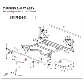 TURNING SHAFT ASSY product image