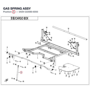 GAS SPRING ASSY product image