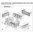 REAR CARGO BOX - INTERCHANGEABLE WITH 5ASV-223011-6002 product image