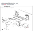 HEAT INSULATOR, CARGO BOX product image