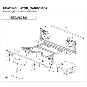 HEAT INSULATOR, CARGO BOX product image