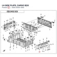 LH SIDE PLATE, CARGO BOX product image