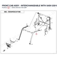 FRONT CAB ASSY - INTERCHANGEABLE WITH 5ASV-230100-5101-0BP product image