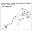 REAR CAB ASSY - REPL BY 5ASV-230200-6001 product image