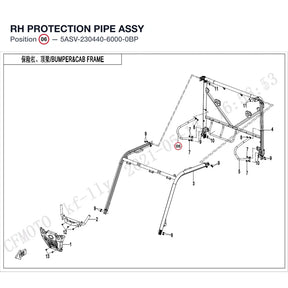 RH PROTECTION PIPE ASSY product image
