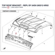 TOP ROOF BRACKET - REPL BY 5ASV-260212-6R02 product image