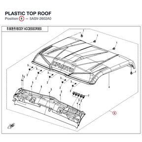 PLASTIC TOP ROOF product image