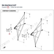 RH BUCKLE KIT product image