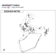 GEARSHIFT CABLE product image