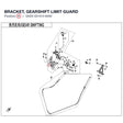 BRACKET, GEARSHIFT LIMIT GUARD product image