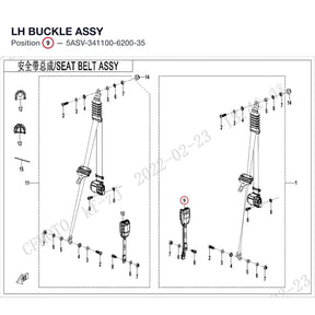 LH BUCKLE ASSY product image