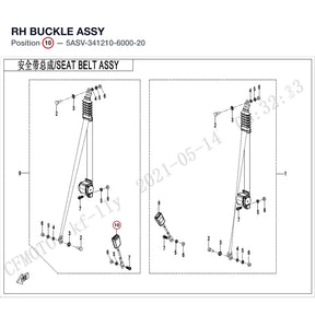 RH BUCKLE ASSY product image