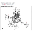 REAR SUSPENSION ASSY product image