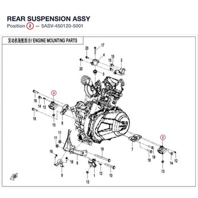 REAR SUSPENSION ASSY product image