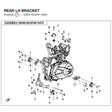 REAR LH BRACKET product image