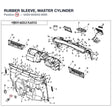 RUBBER SLEEVE, MASTER CYLINDER product image