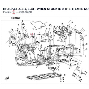 BRACKET ASSY, ECU - WHEN STOCK IS 0 THIS ITEM IS NO LONGER AVAILABLE product image