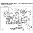 BASE PLATE, ENGINE - WHEN STOCK IS 0 THIS ITEM IS NO LONGER AVAILABLE product image