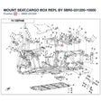 MOUNT SEAT,CARGO BOX REPL BY 5BR0-031200-10000 product image