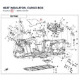 HEAT INSULATOR, CARGO BOX product image