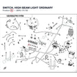 SWITCH, HIGH-BEAM LIGHT product image