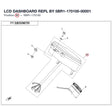 LCD DASHBOARD REPL BY 5BR1-170100-00001 product image