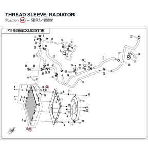THREAD SLEEVE, RADIATOR product image