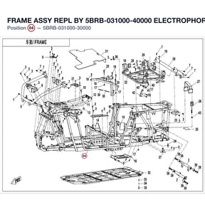 FRAME ASSY REPL BY 5BRB-031000-40000 product image