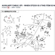 AUXILIARY CABLE, EFI - WHEN STOCK IS 0 THIS ITEM IS NO LONGER AVAILABLE product image
