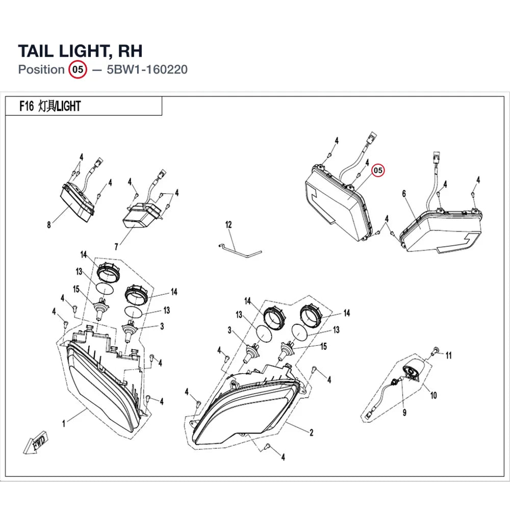 TAIL LIGHT, RH product image