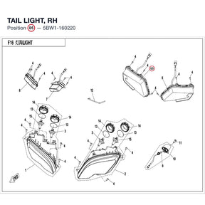 TAIL LIGHT, RH product image
