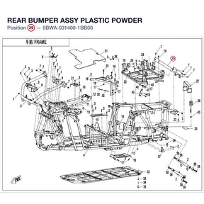 REAR BUMPER ASSY product image