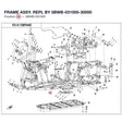 FRAME ASSY. REPL BY 5BWB-031000-30000 product image