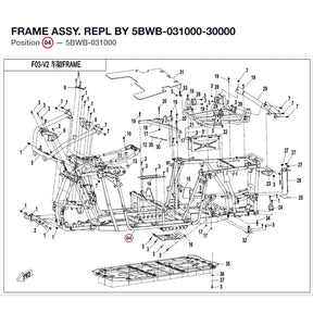 FRAME ASSY. REPL BY 5BWB-031000-30000 product image