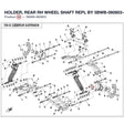 HOLDER, REAR RH WHEEL SHAFT REPL BY 5BWB-060803-00001 product image