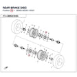 REAR BRAKE DISC product image