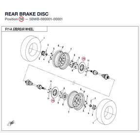 REAR BRAKE DISC product image