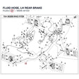 FLUID HOSE, LH REAR BRAKE product image