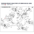PARKING BRAKE CABLE REPL BY 5BWB-083100-10000 product image