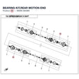 BEARING KIT,REAR MOTION END product image