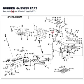 RUBBER HANGING PART product image