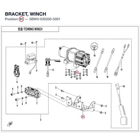 BRACKET, WINCH product image