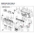 INNER HEX BOLT M6x18 product image
