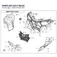 INNER HEX BOLT M6x20 product image
