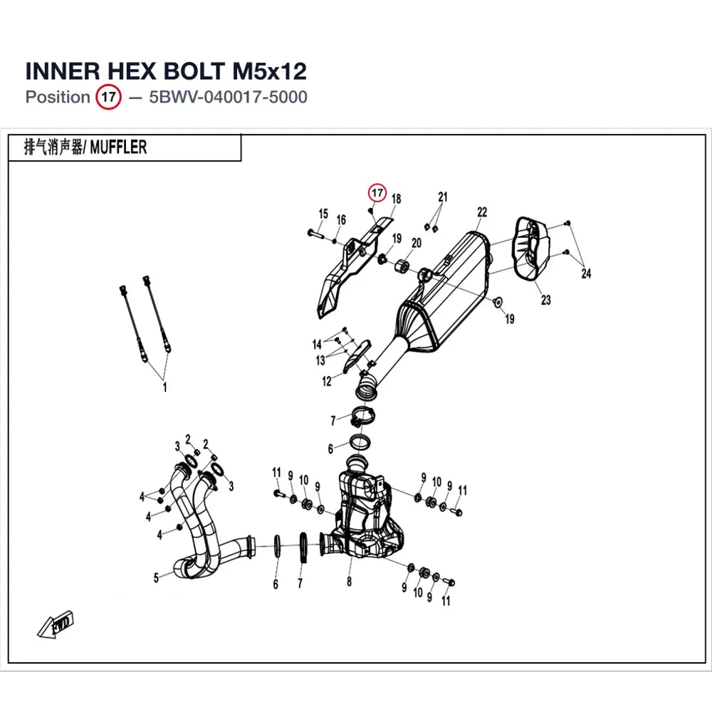 INNER HEX BOLT M5x12 product image