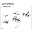FRONT SERVICE COVER product image