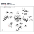 RH REAR FENDER product image